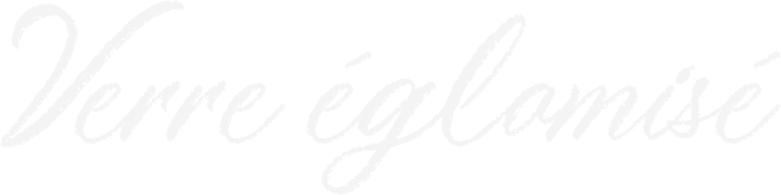 Verre eglomise 1