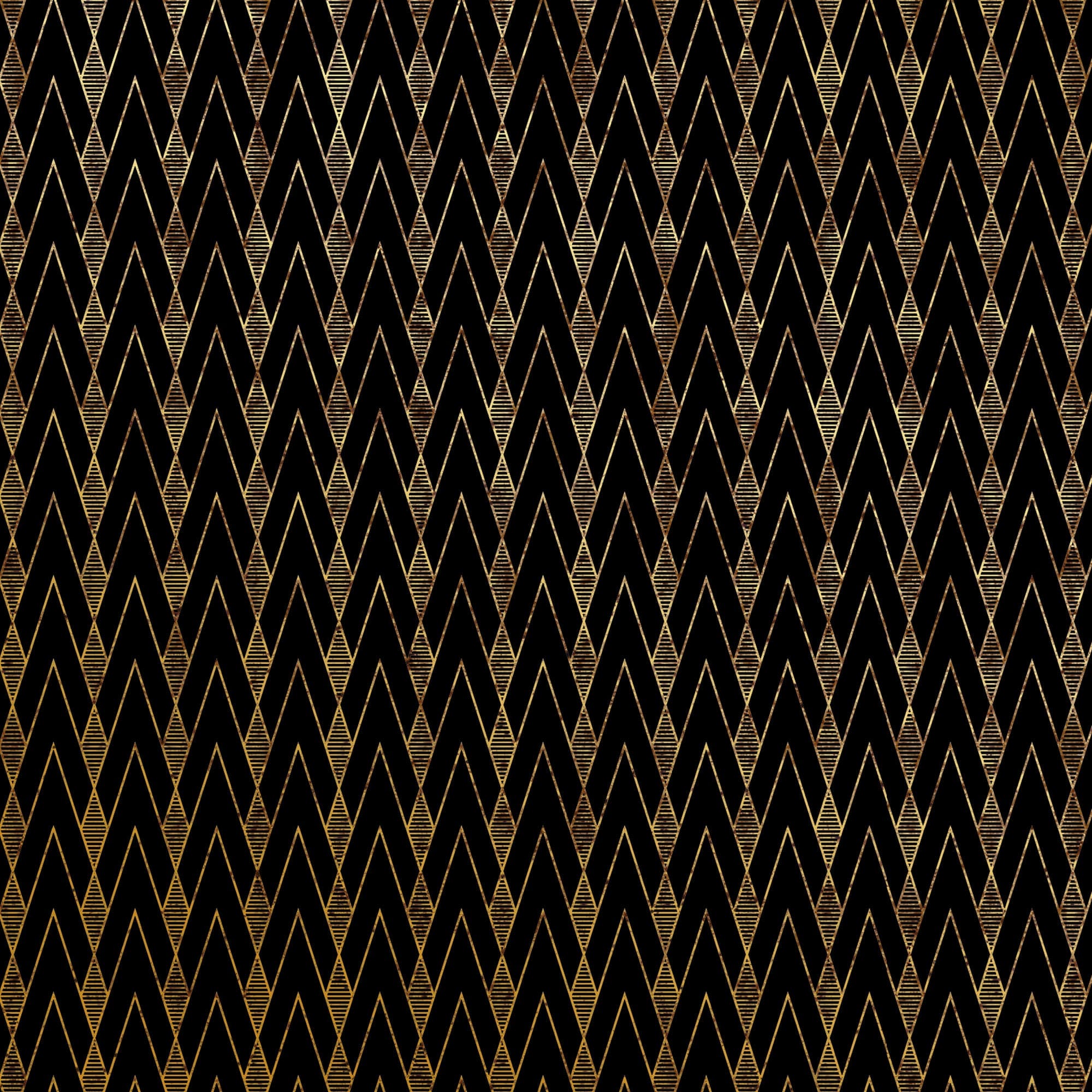 GEE Black and gold art deco