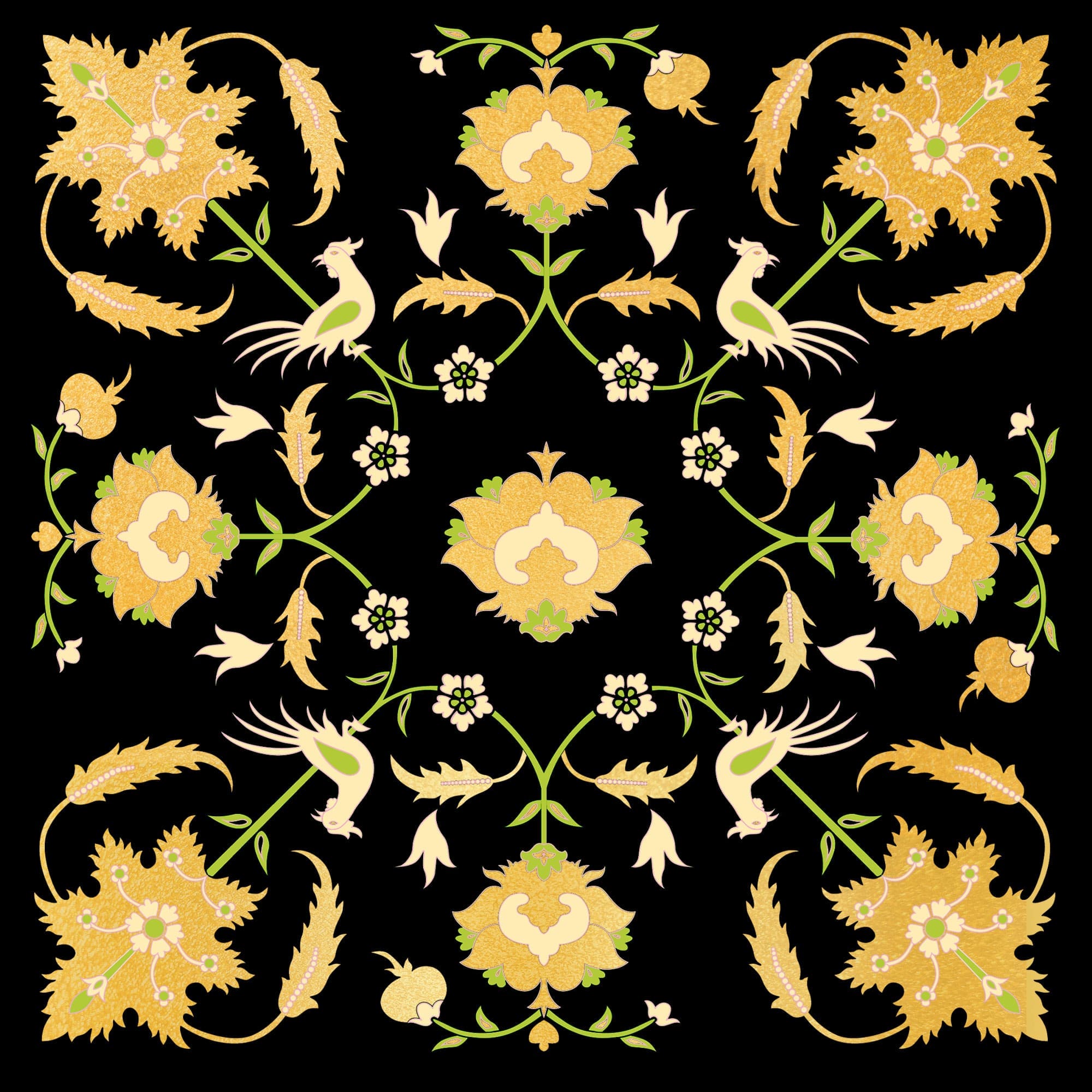 OMA Gold black leaves