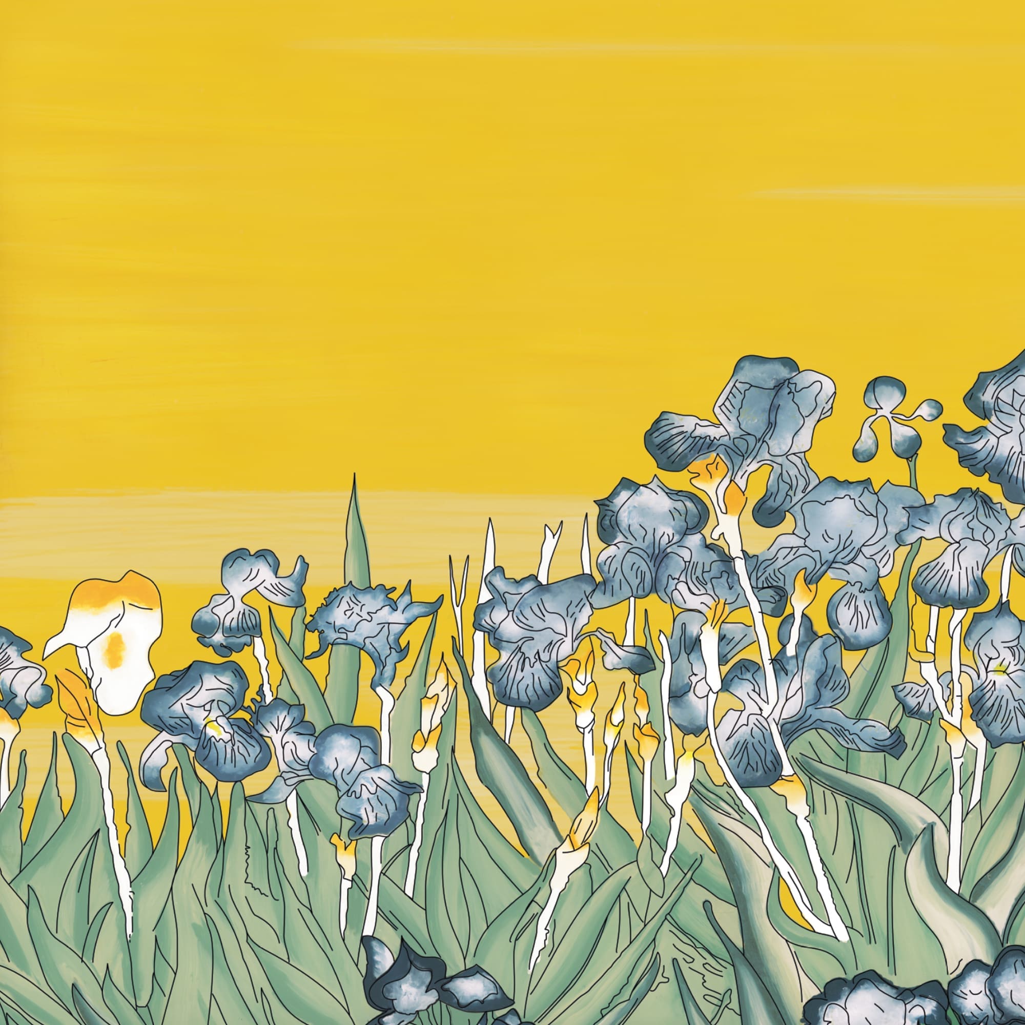 VAN Van Gogh iris